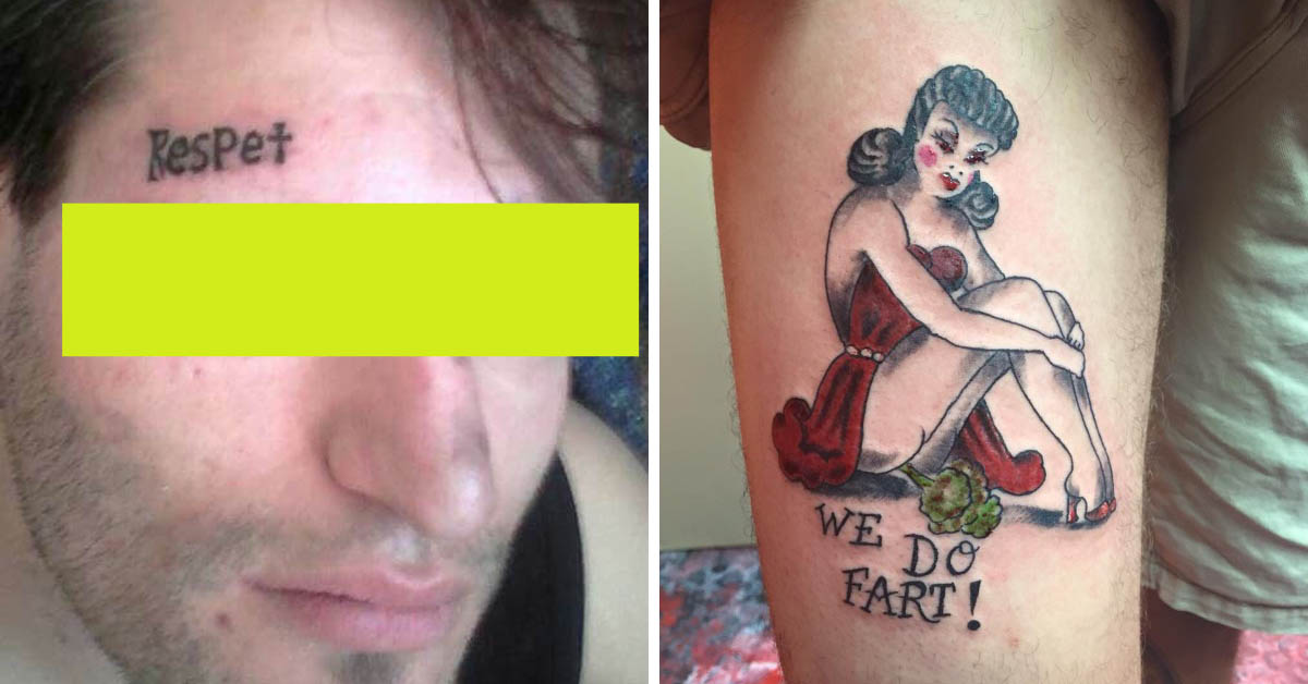 bad tattoos, tattoo fails, worst tattoos, ugly tattoos