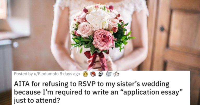 Bride Demands People Write 500-Word “Application Essays” To Attend Her Wedding