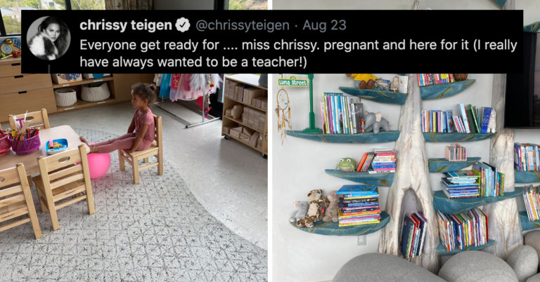 Chrissy Teigen Shared Her Kid’s Homeschooling Setup And It Looks Bigger Than A Real Classroom
