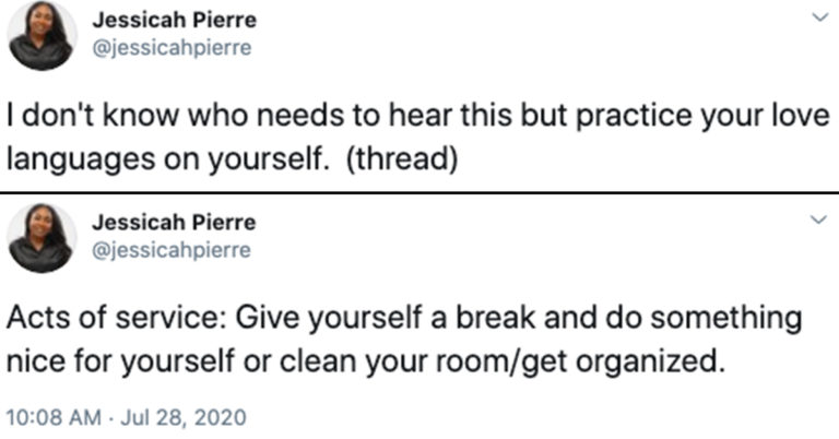Expert Explains How To Use Love Languages For Self-Care, Too
