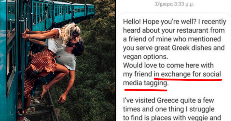 Greek Restaurant Exposes Influencers Who Request Free Food With Simple Policy