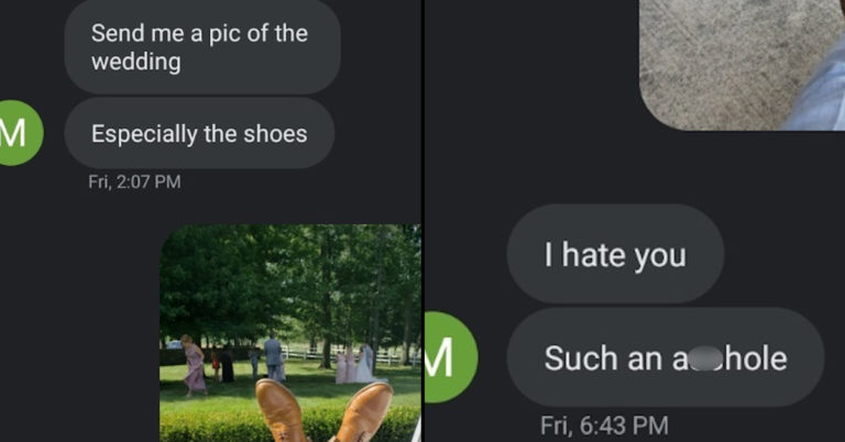 Guy Lends His Buddy Shoes For A Wedding And Gets Hilarious Photo Updates All Night Long (6 Pics)