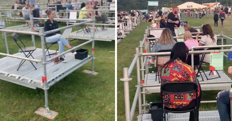 Pics From The First Socially Distant Concert Show What The Future Of Live Music Might Be Like