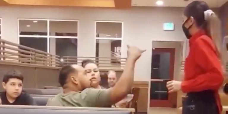 Male Karen Verbally Abuses IHOP Waitress Who Asked His Son To Wear A Mask