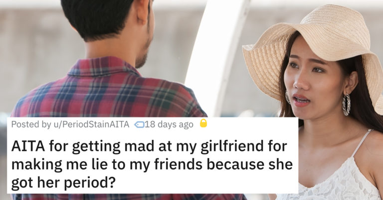 Man Asks If He’s Wrong To Get Mad At GF For Getting Her Period In A White Dress He Paid For