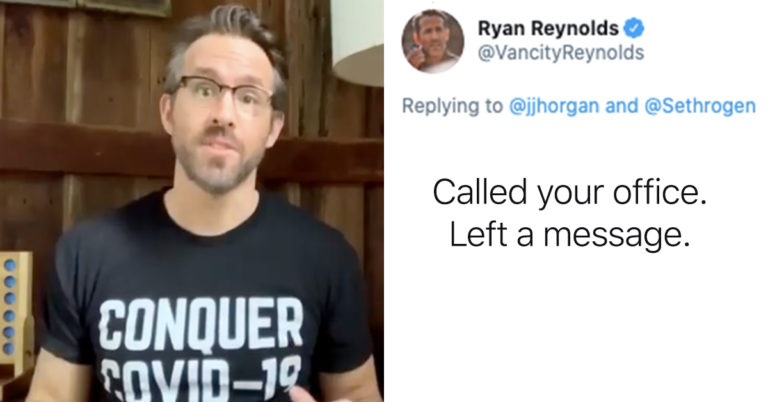 “Don’t Kill My Mom”—Ryan Reynolds Recorded A COVID-19 PSA To Stop People From Partying