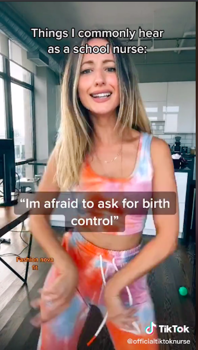 nurse she questions gets tiktok control afraid tiktoks ask shares common students need viral birth