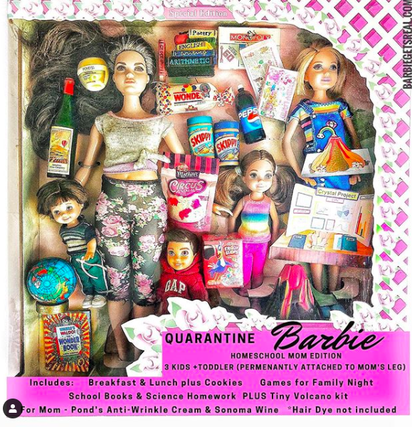 quarantine barbie costume