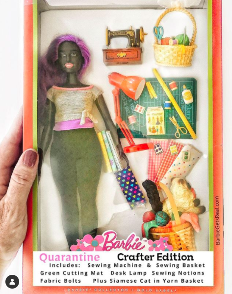 Crafty Grandma Makes Quarantine Barbie Dolls (15 Pics)