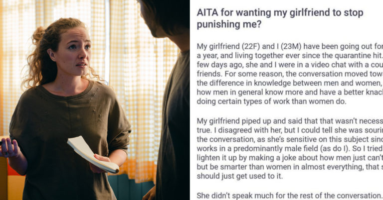 “Sensitive” Girlfriend Trolls Boyfriend Who Thinks Men Are Smarter Than Women