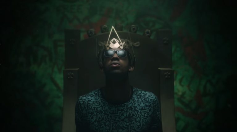 Image of man on a throne