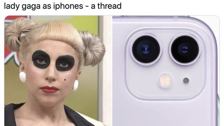 This Viral Twitter Thread Imagines Lady Gaga As iPhones (10 Tweets)