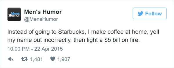 starbucks light a 5 dollar bill on fire tweet coffee meme, coffee meme, coffee memes, funny coffee memes, funny coffee meme, hilarious coffee meme, need coffee meme, morning coffee meme, coffee time meme, drinking coffee meme, more coffee meme, memes about coffee, hilarious coffee memes, funny memes about coffee, coffee meme images, coffee meme pictures, funny meme about coffee, best coffee memes, meme about coffee, coffee lover meme, coffee lovers meme, joke about coffee, coffee joke, coffee jokes, funny joke about coffee, funny coffee jokes, funny coffee joke, funny coffee tweet