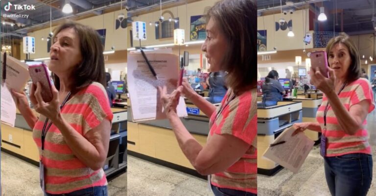 Anti-Masker Tries To “Serve” Fake Discrimination Papers To Grocery Store That Won’t Let Her In