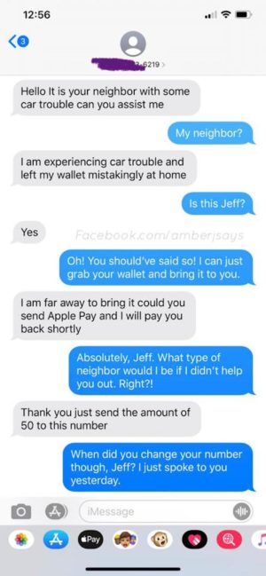 Woman Trolls Scammer So Hard They Ask Her To Stop Texting