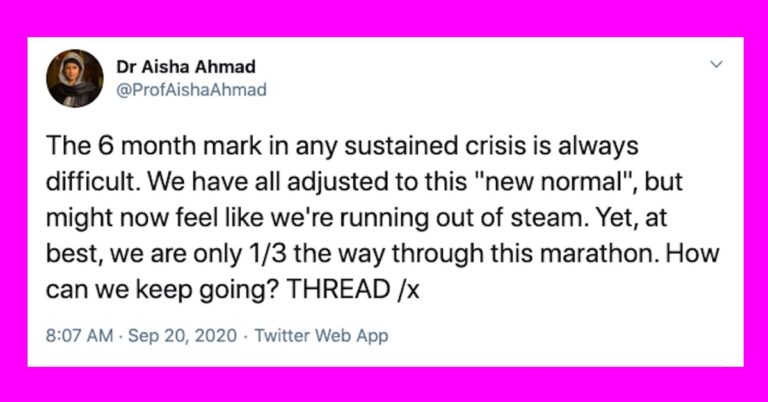 Doctor Writes Perfect Thread For People Scared Of Facing 6 More Months Of Quarantine