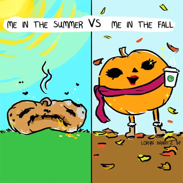 me in the fall meme, me dressed in the autumn fall meme, funny how i look in autumn fall meme, funny cartoon autumn fall meme