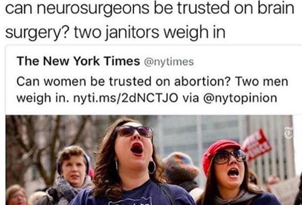 two janitors weigh in feminist meme, two men weigh in feminist meme, two men weigh in on abortion feminist meme, feminist meme, feminist memes, funny feminist meme, funny feminist memes, memes about feminism, feminism meme, feminism memes, being a woman meme, being a woman memes, memes about being a woman, meme about being a woman, empowering women meme, empowering women memes, things women deal with meme, things women deal with memes