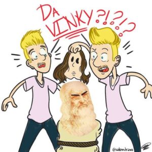 Explaining The Da Vinci/Da Vinky Meme And The Twins Who Made It