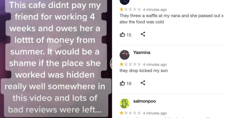 restaurant review tiktok