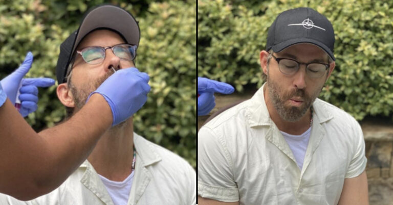 Ryan Reynolds Got A COVID-19 Test And Blake Lively Documented It In A Video