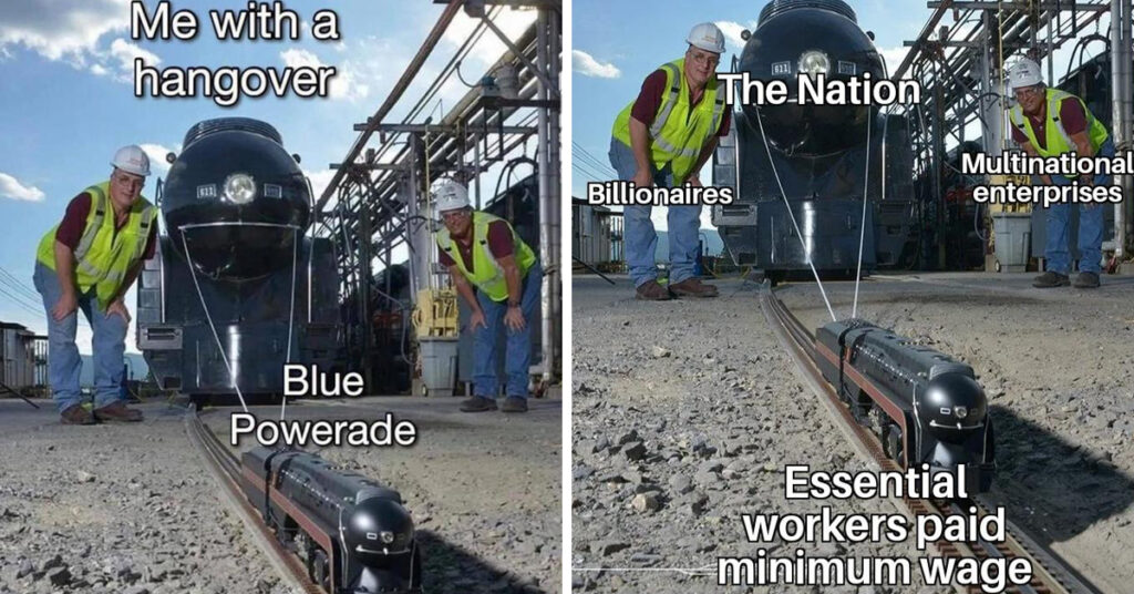 Don’t Overthink The Small Train Pulling Big Train Meme (12 Memes)