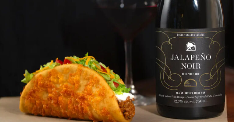 Taco Bell Debuts Its Own Custom, Limited-Edition Jalapeño Noir Wine