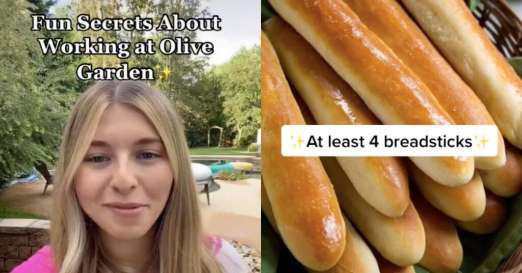 TikToker Reveals BehindTheScenes Secrets Of Working At Olive Garden