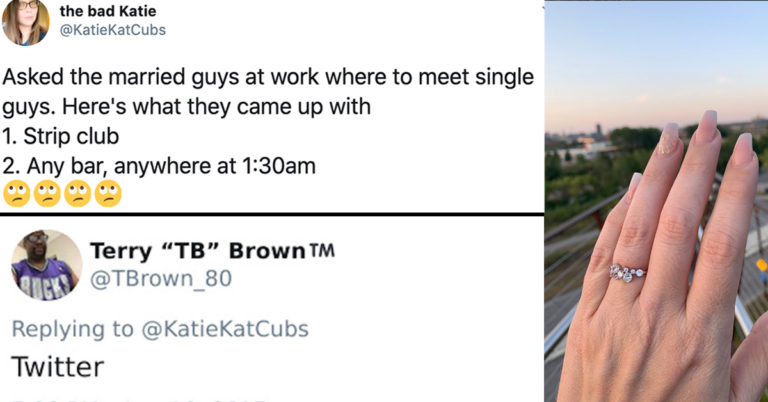 Woman Gets Told By Strange Man To Find A BF On Twitter 3 Years Ago, Now They’re Engaged