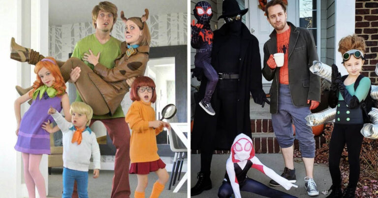 Some Families Are Just Annoyingly Good At Halloween Costumes (28 Pics)