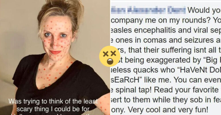 Anti-Vax Karen Tries To Scare People With ‘Measles’ Halloween Costume, Gets Owned Instead