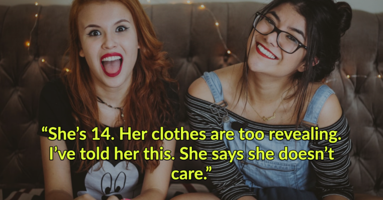 Dad Refuses To Walk Beside His 14-Year-Old Daughter Because She Dresses “Too Revealing”