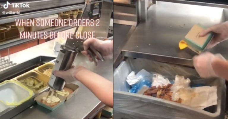Fast Food Workers Shows How Food Is Treated Late At Night In Viral TikTok