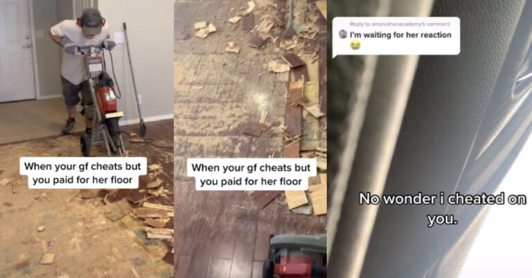 Guy Pulls Off Ex’s Floorboards After Finding Out She Cheated And I’m Team No One