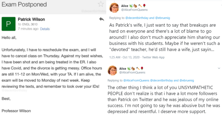 Professor’s Email About His Messy Divorce Went Viral, Then His Wife Chimed In (5 Tweets)