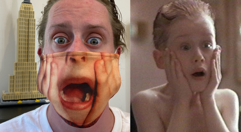 Ok Macaulay Culkin Might Have The Best COVID Face Mask