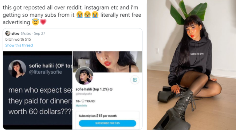 Dudes Try To Shame OnlyFans Creator, End Up Tripling Her Income