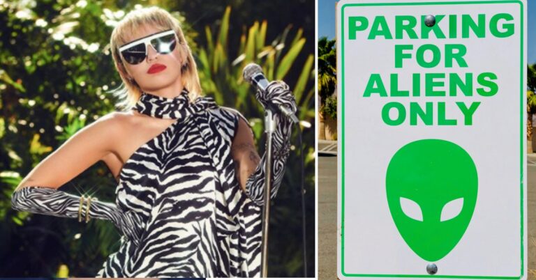 Miley Cyrus Says She Looked Into The Eyes Of A Space Alien In San Bernardino