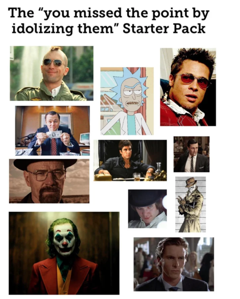 24 Funny Movie & TV Starter Packs That Make Some Good Points