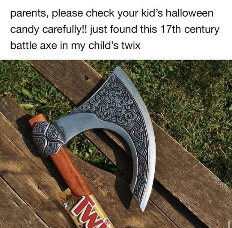 NFL Memes on X: Please check your kid's candy this Halloween