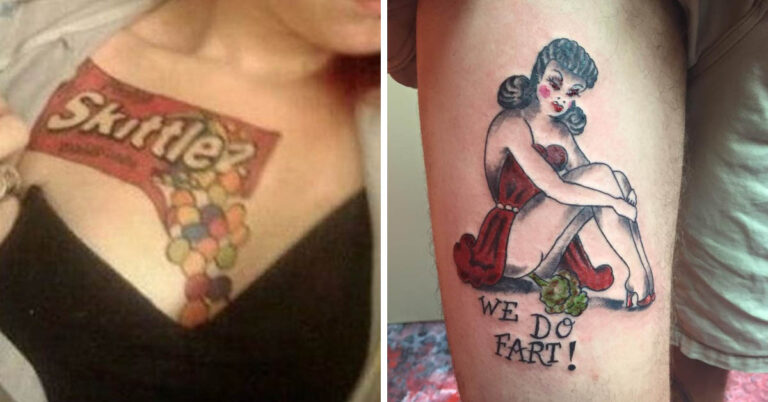 Sometimes Tattoos Don’t Mean Anything, They’re Just Really Bad (40 Tattoo Fails)