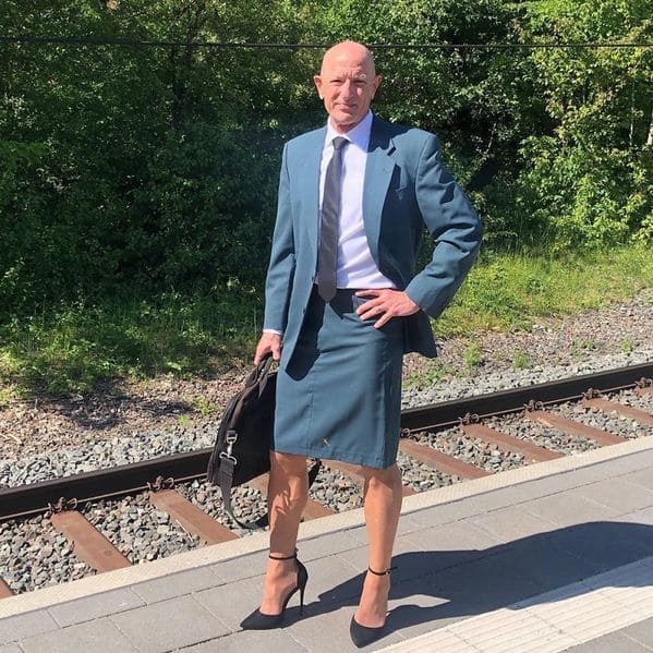 Straight Married Father Proves Skirts And Heels Aren't Only For Women