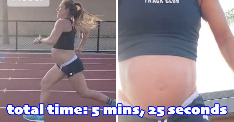 TikTok Of Woman Running 5:25 Mile While 9 Months Pregnant Goes Viral
