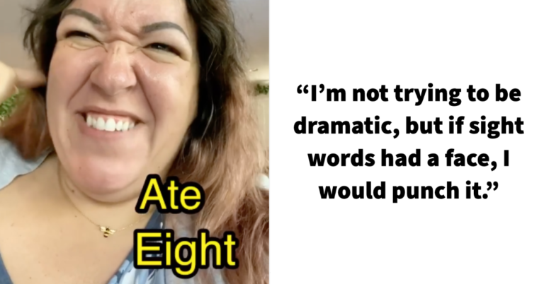 “Whose Idea Was This Word?”—Mom Goes Viral Ranting About Sight Words On Instagram