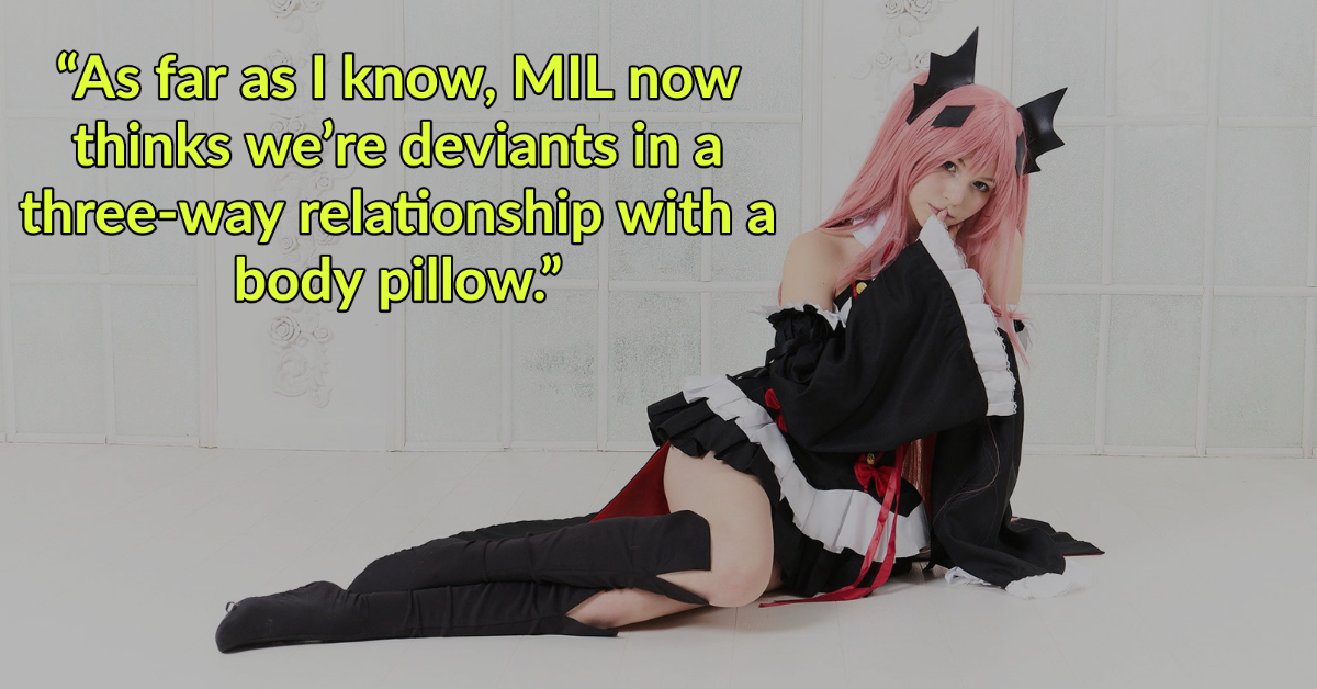 To Husband's Embarrassment, Wife Refuses To Get Rid Of Anime Body Pillow