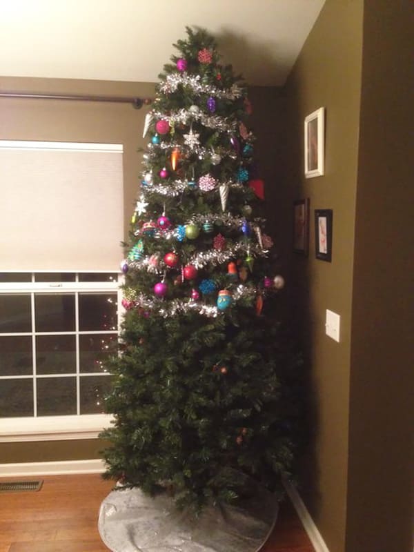 dog proof tree, cat proof tree, Christmas tree protect from pets