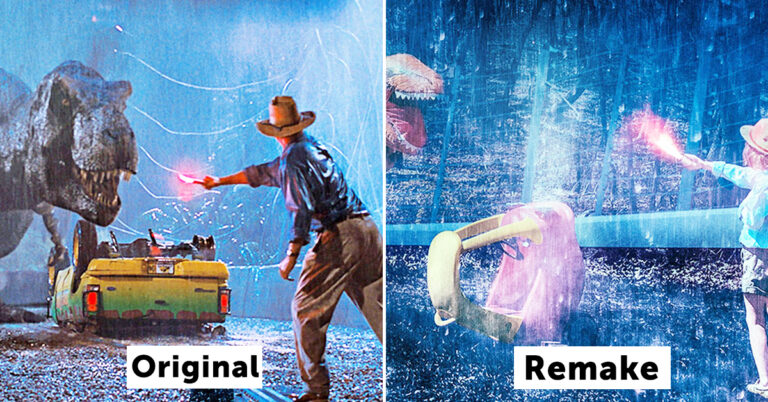 Dad And Daughter Have Been Spending The 2020 Lockdown Recreating Famous Movie Scenes (73 Pics)