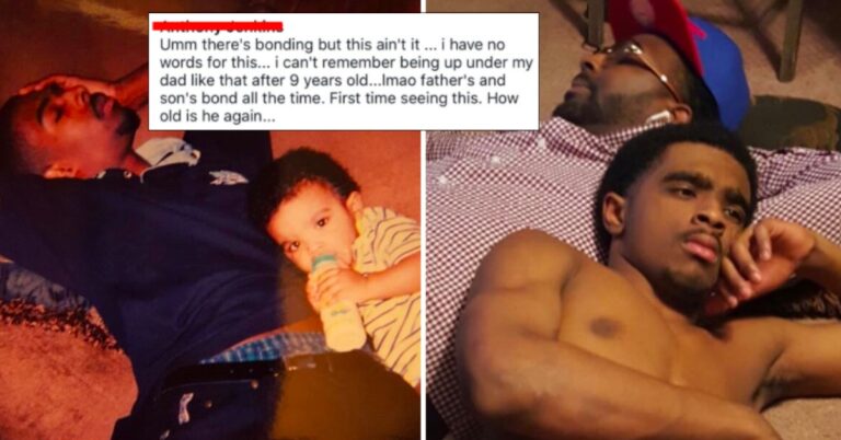 Father Shared Pics Holding His Son Over The Years And It Set People Off