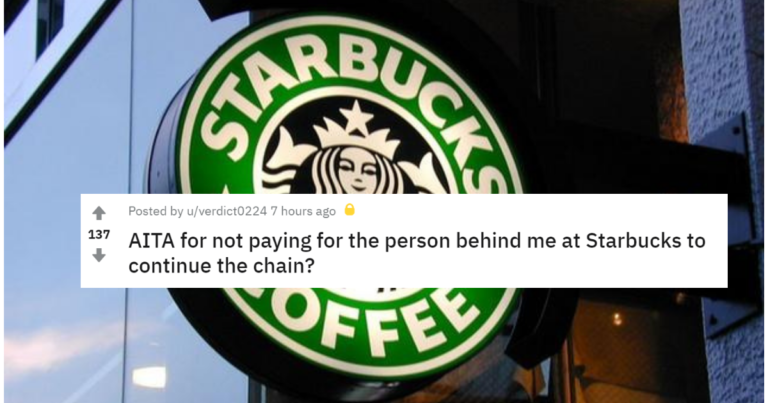 Guy Who Broke A Starbucks Drive-Thru “Pay It Forward” Chain Wants To Know If He’s An A-Hole