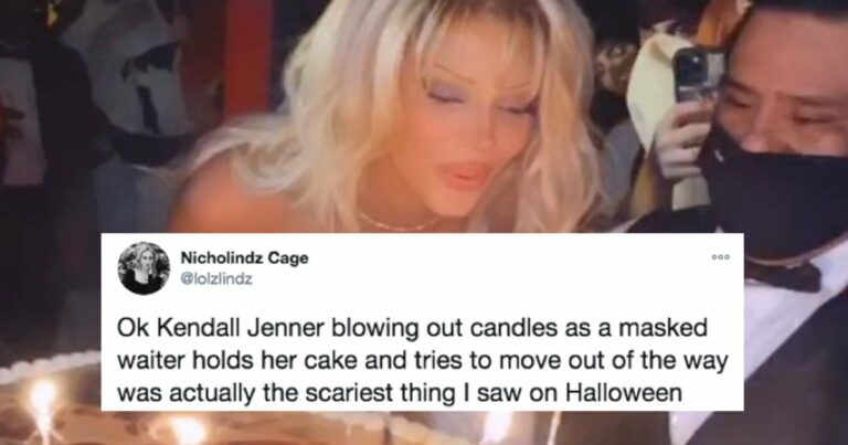 Kendall Jenner Gets Roasted After Her Star-Studded, “No Mask” Halloween Party